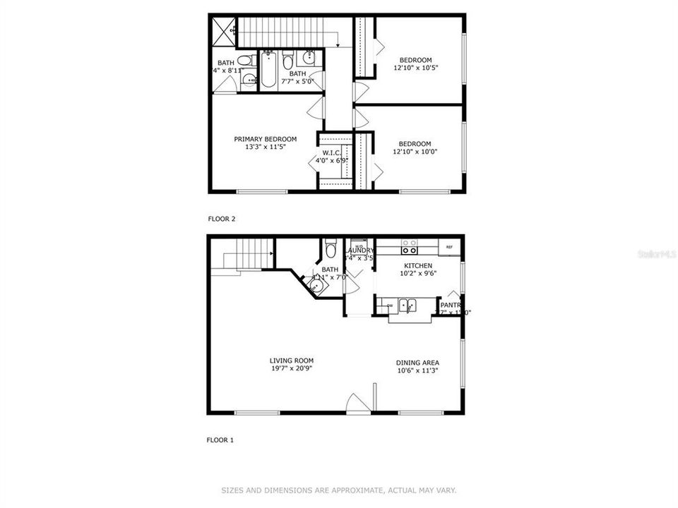 На продажу: $239,900 (3 спален, 2 ванн, 1200 Квадратных фут)