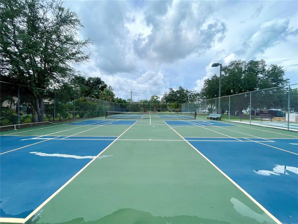 tennis courts