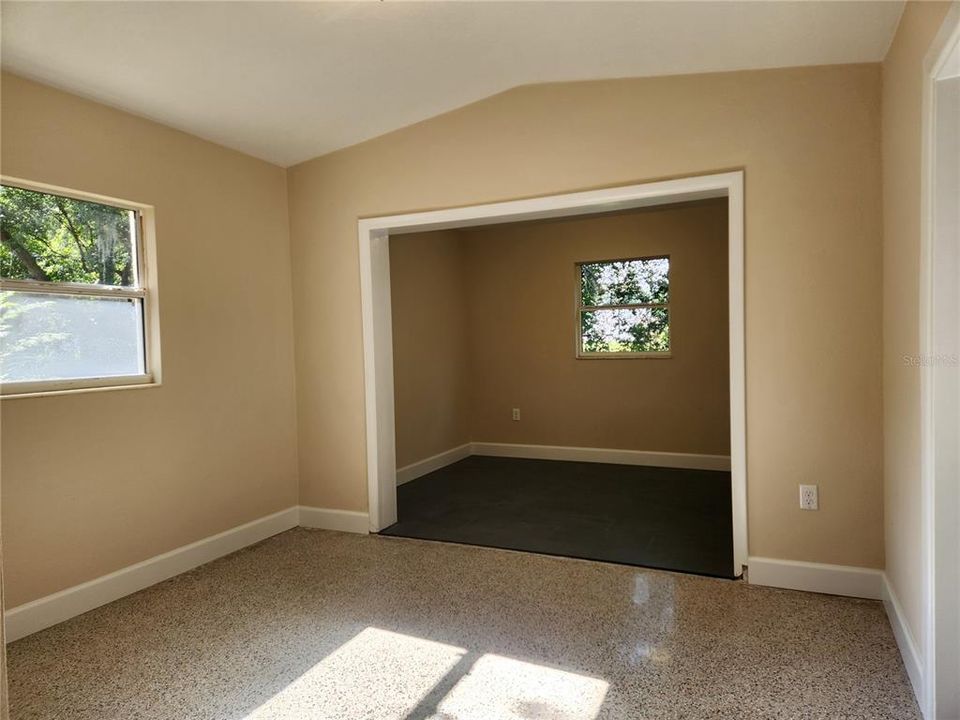 Primary bedroom with sitting room