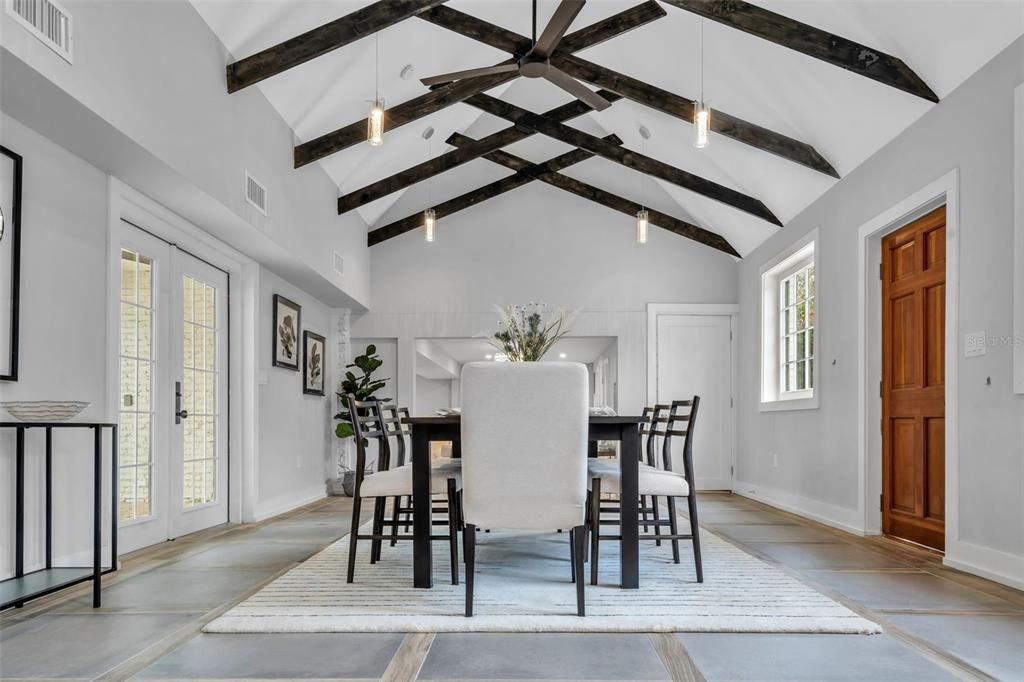 Dining Room off the Kitchen