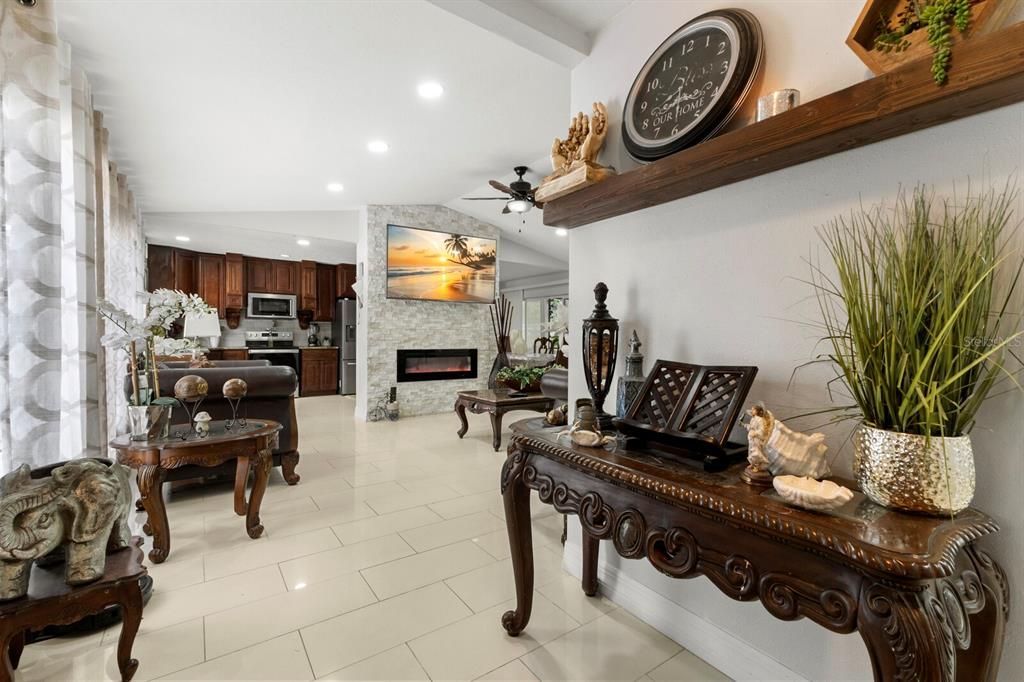 Foyer into Living Room