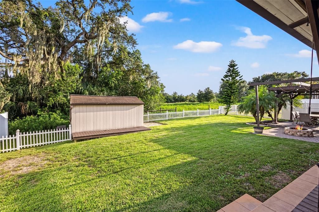 Spacious Yard & Conservation Views