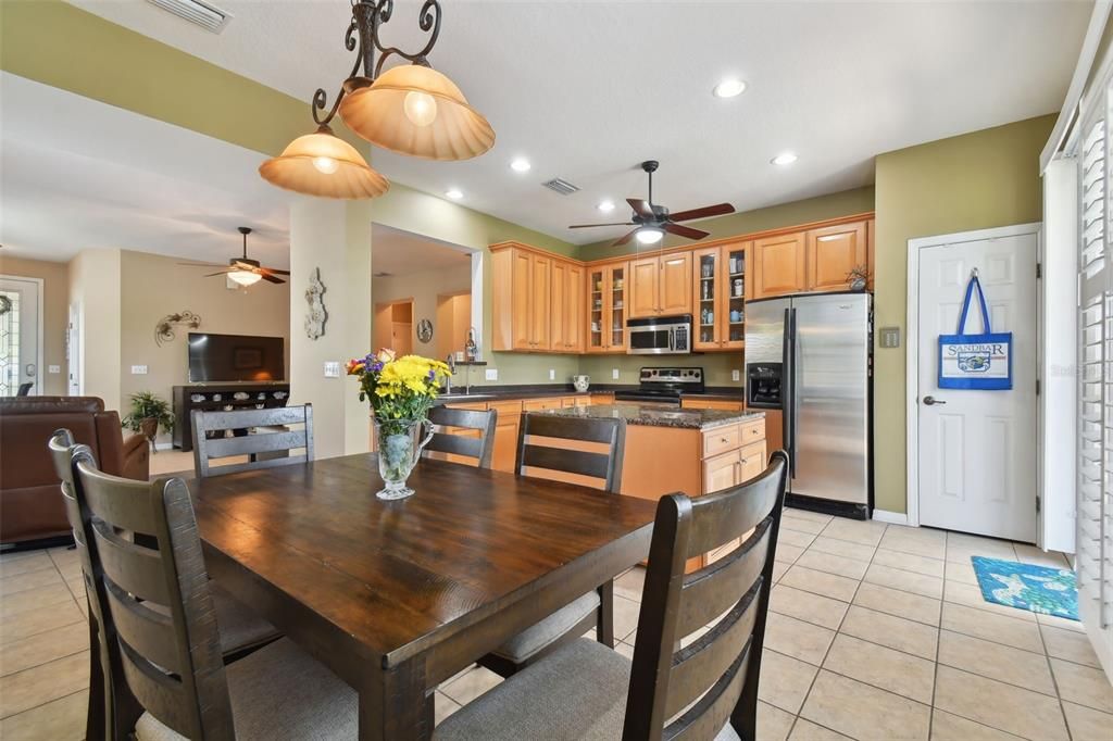 DINING to Kitchen with Closet Pantry