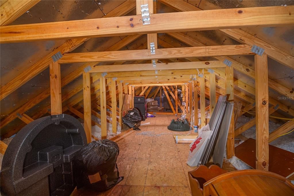 Floored Attic Storage