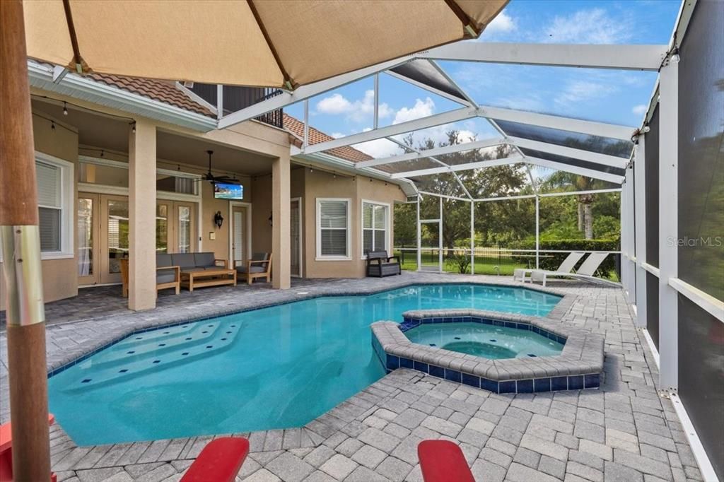 Pool and Jacuzzi