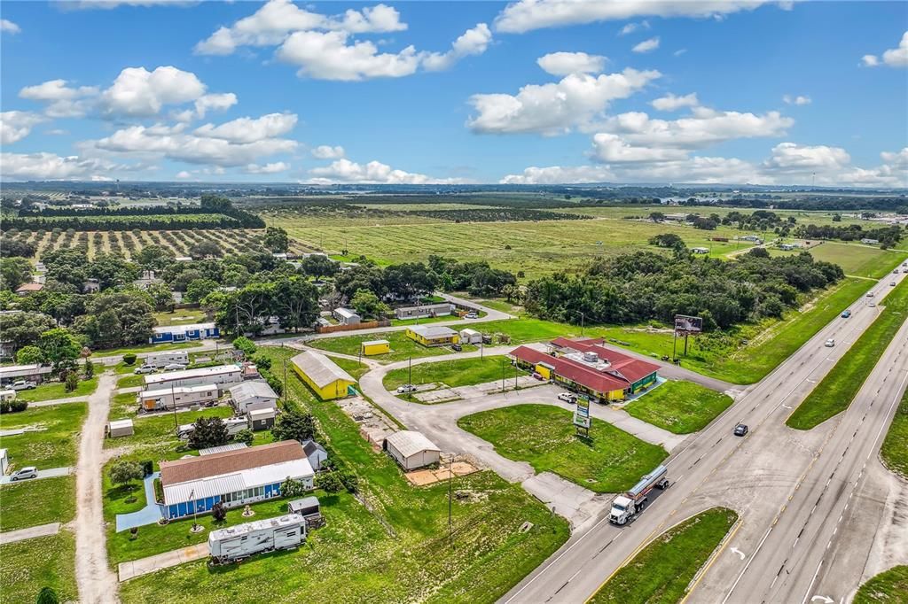 Aerial View Looking SE