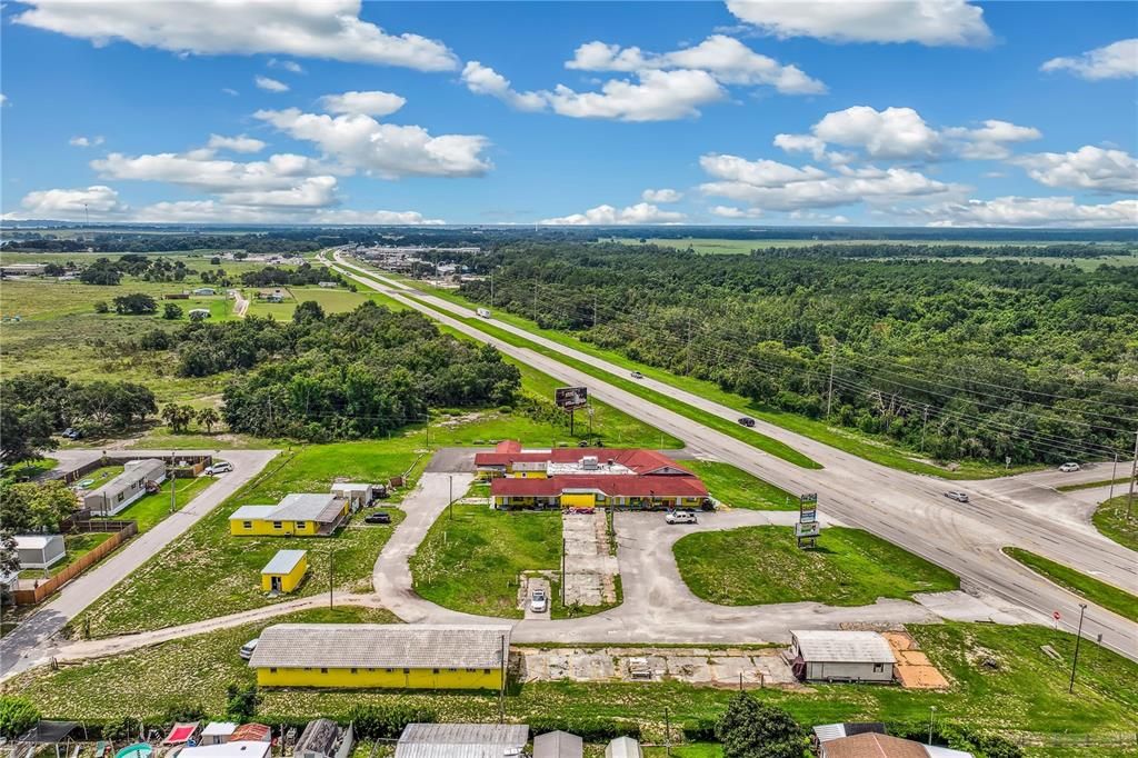 Aerial View Looking South