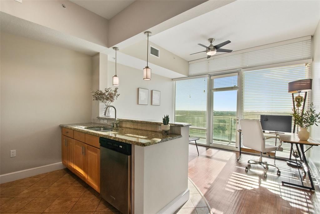 Kitchen/living area