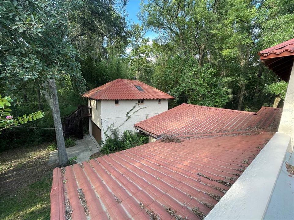 View from the second floor rooftop terrace