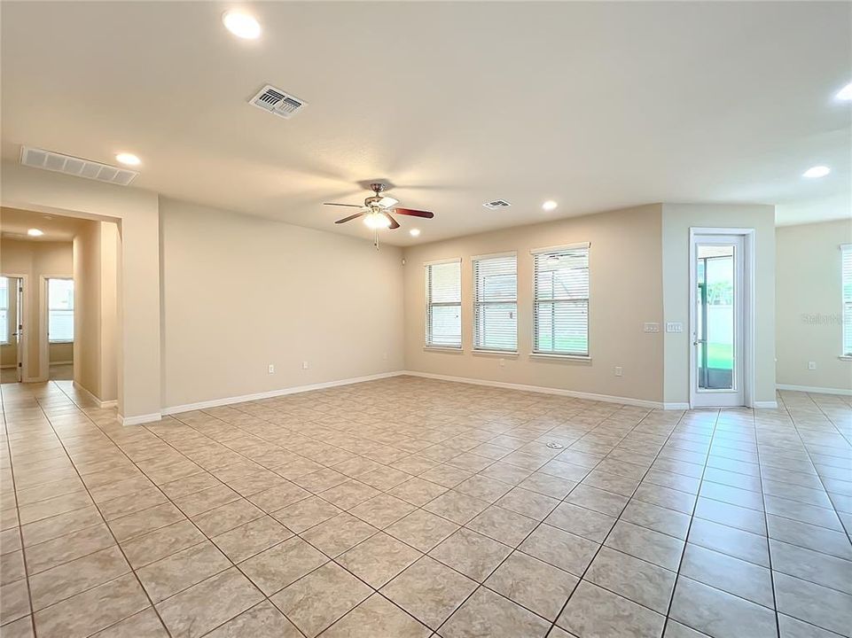 Open floor plan providing ample space for family and guests