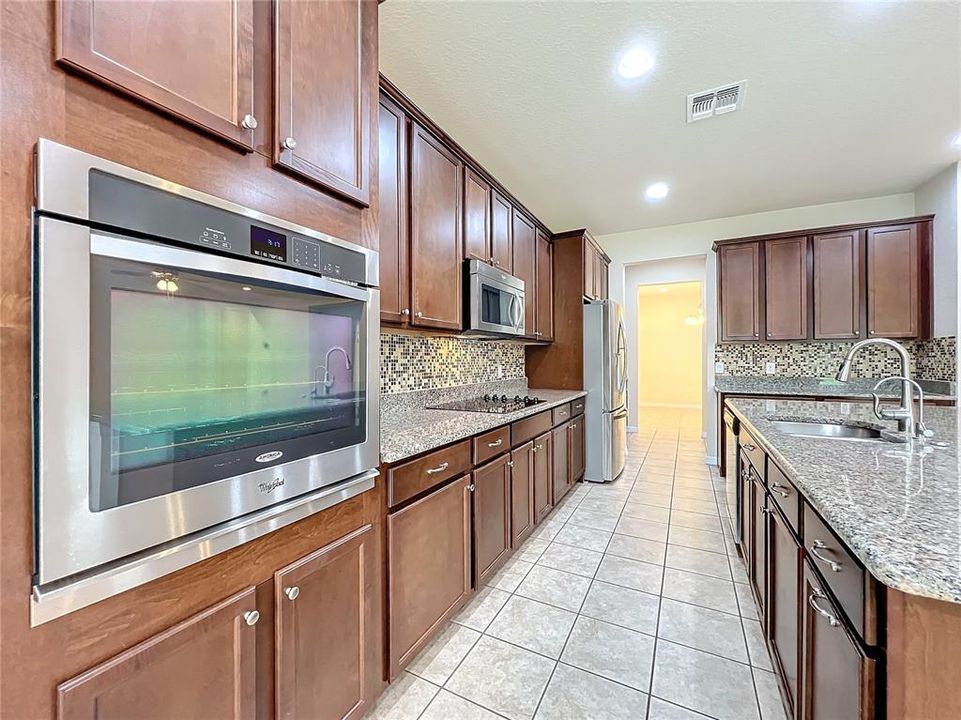 The heart of this home is the gourmet kitchen