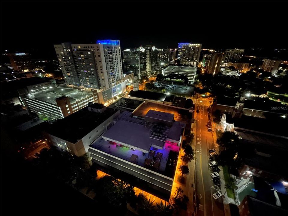 Night View From Primary Bedroom