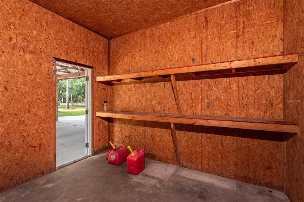 feed/hay/tack room