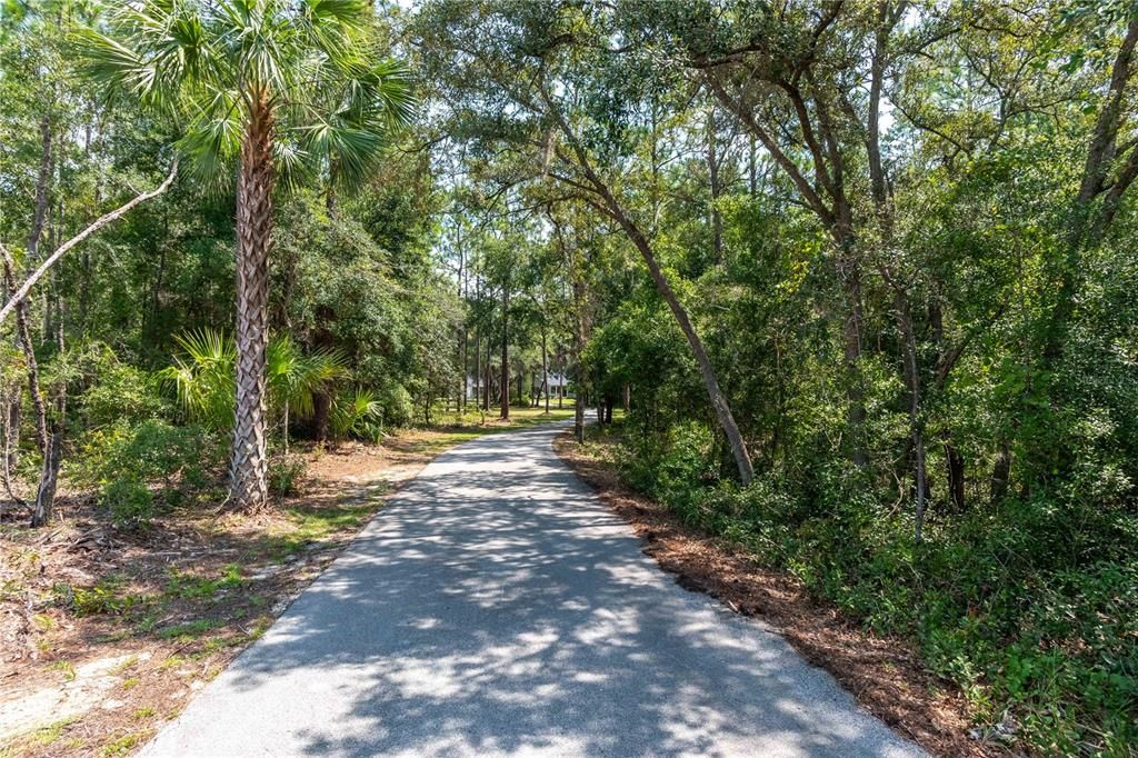 paved driveway