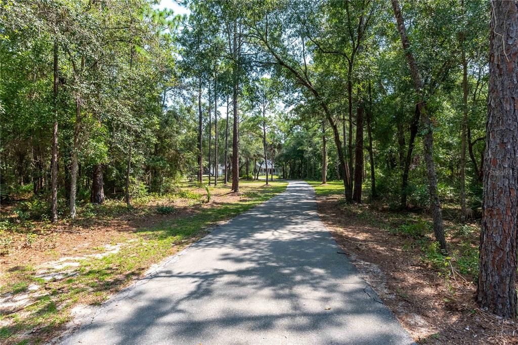 paved driveway