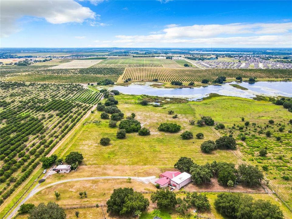 Aerial View of Property