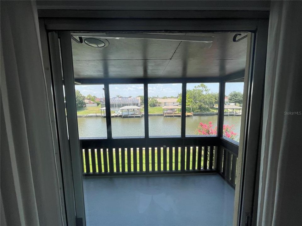 Master Bedroom Screened Balcony