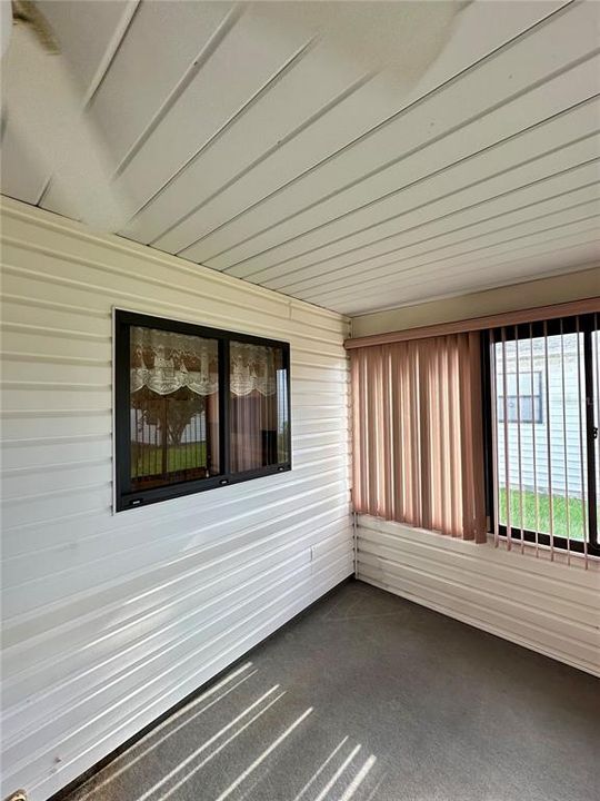 Rear covered porch