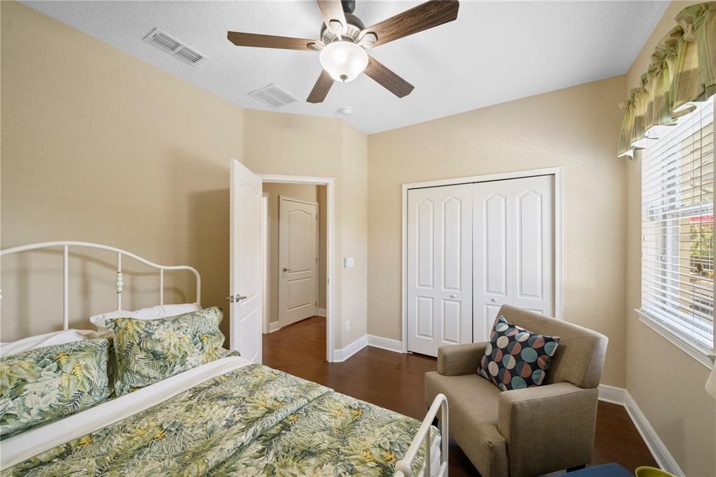 Bedroom 4 with lovely wooded view