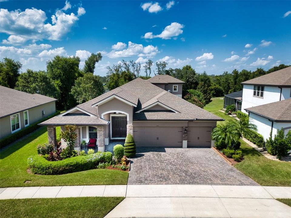 Move in ready home in Heathrow's newest community of Coventry. This home has everything you have been looking for including 4 bedrooms, 4 baths, pool, office, bonus and wooded view!