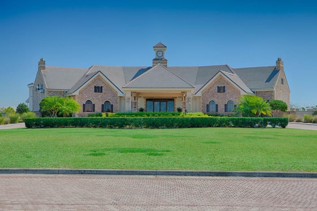 Golf clubhouse with grill room.