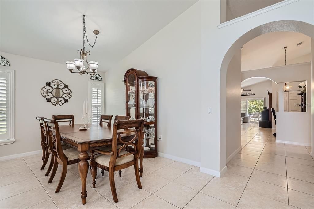 Formal dining room, front room