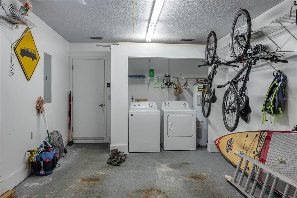 Garage and Laundry Area