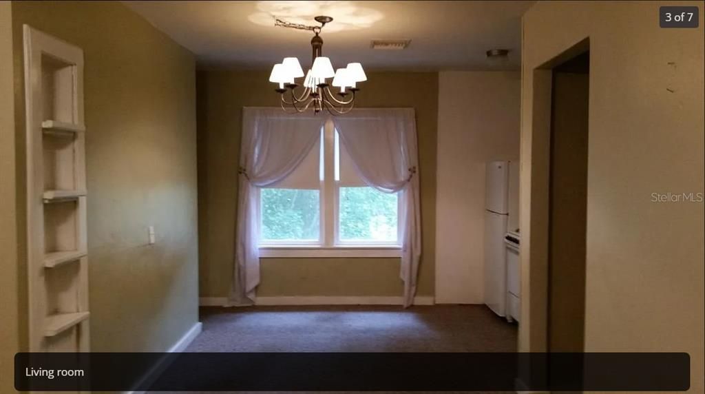 Upstairs kitchen, living/dining room