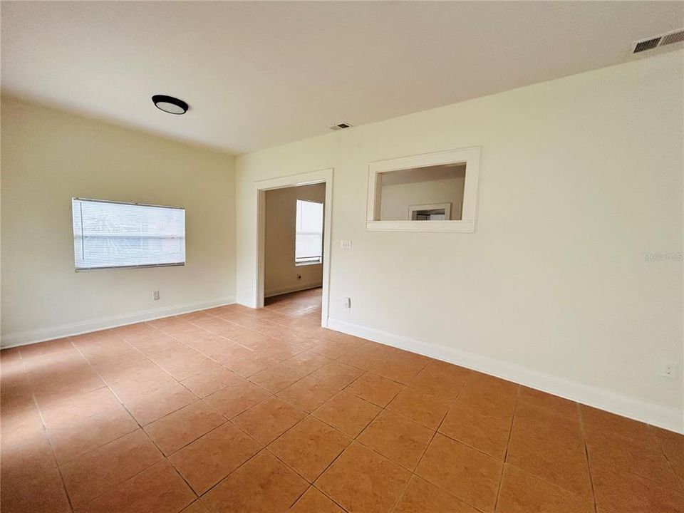 Foyer to dining room