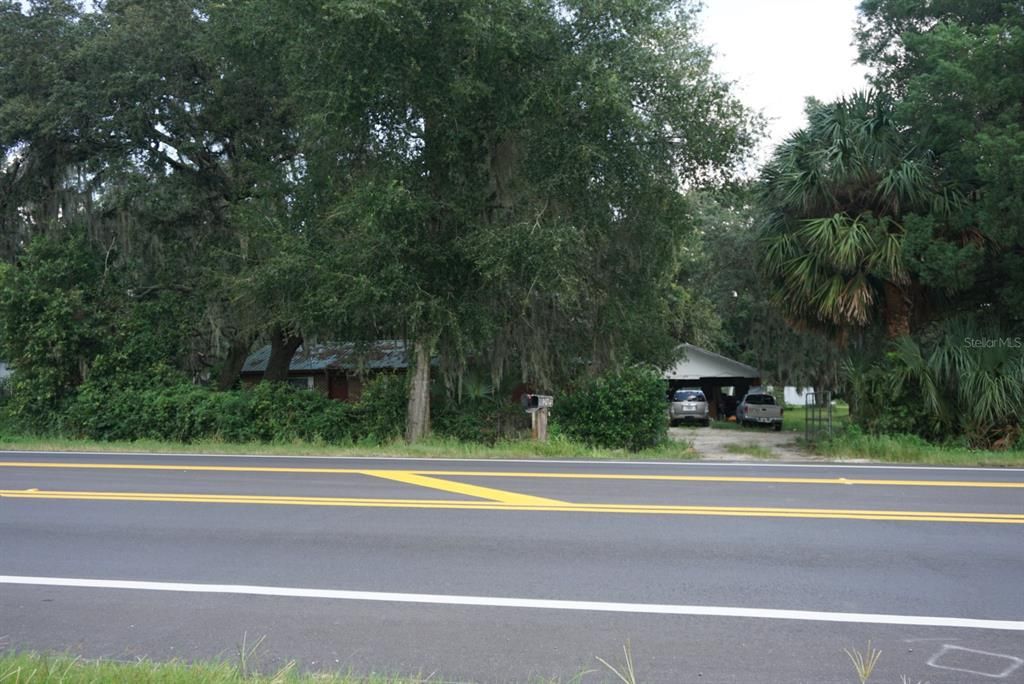 Road looking at property