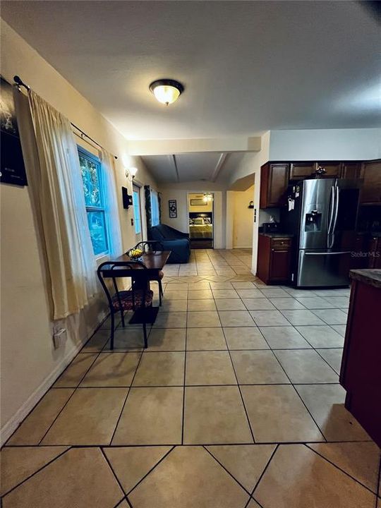 Nook and Dining room combo view