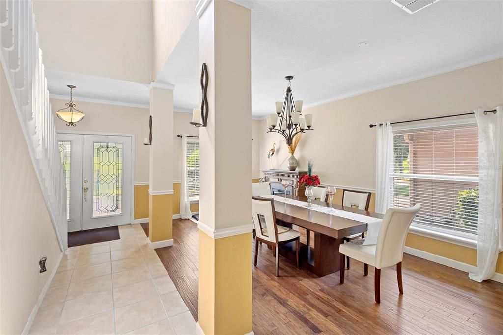 Foyer and Dining Area