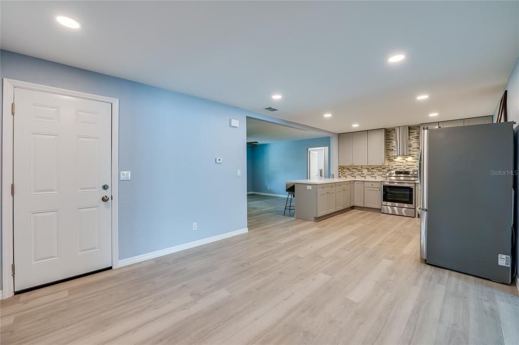 Dining area to new kitchen