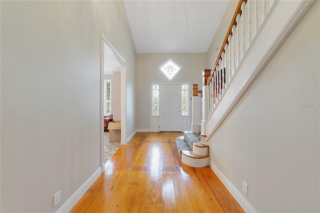 Foyer with view of front door