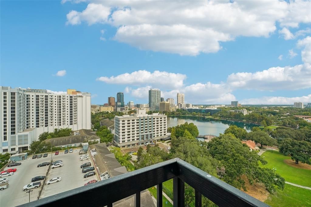 view facing west/Lake Eola - great for fireworks