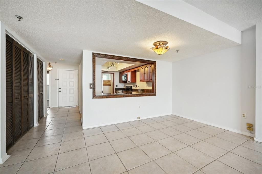 Dining looking into kitchen