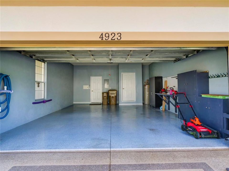 Expanded Garage with Epoxy Floor