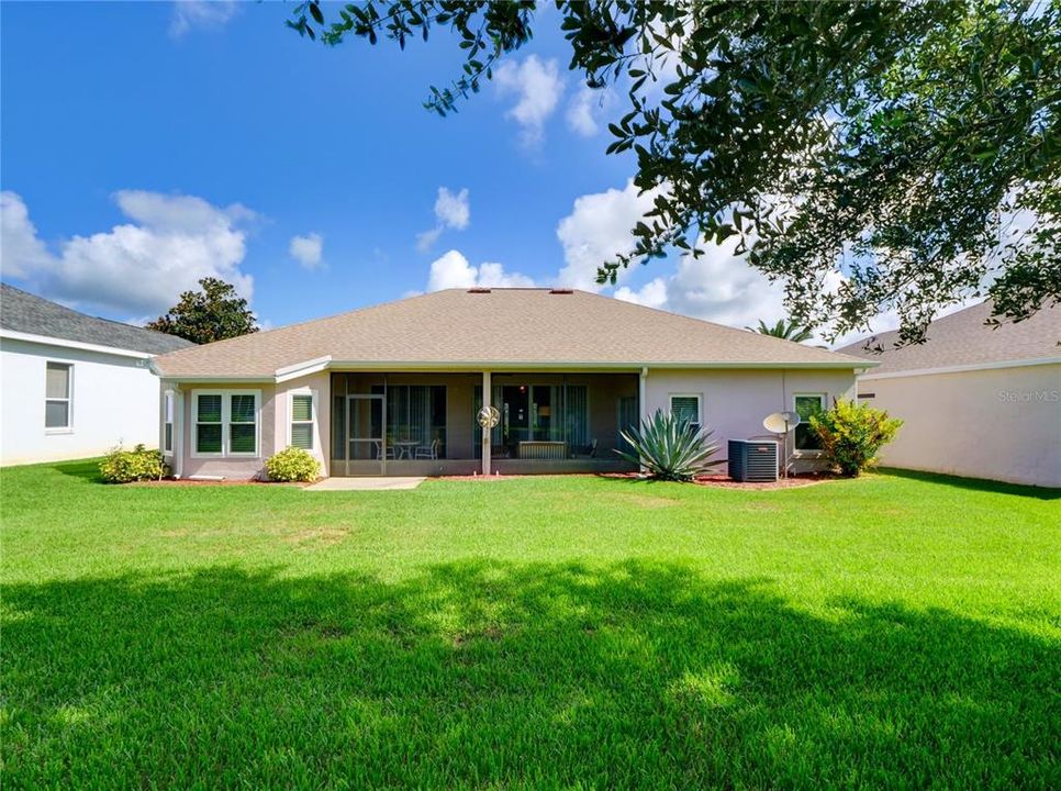 Rear Yard with Plenty of Room for a Pool