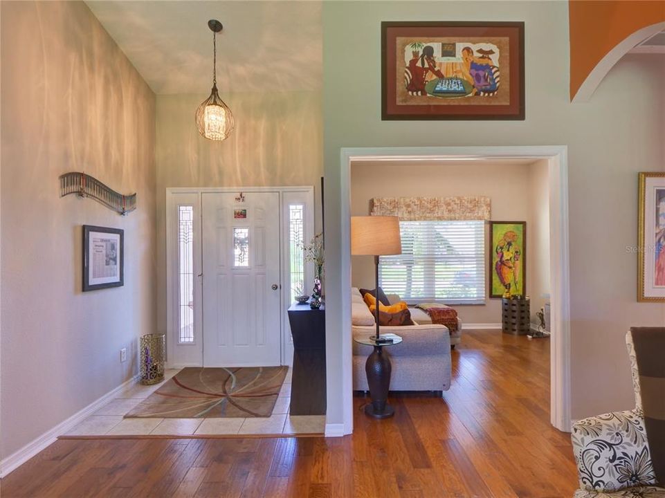 Foyer and Entrance to Office