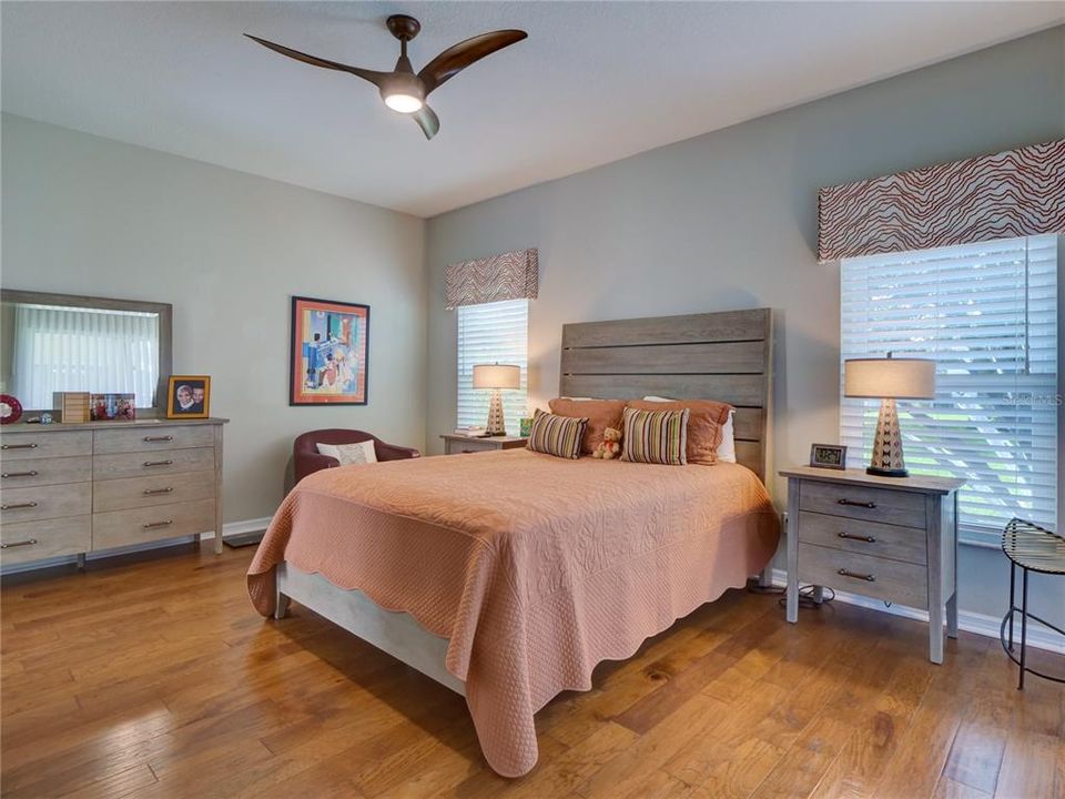 Primary Bedroom with Engineered Wood Flooring