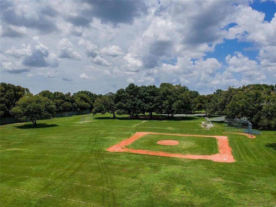 Ball field and soccer field