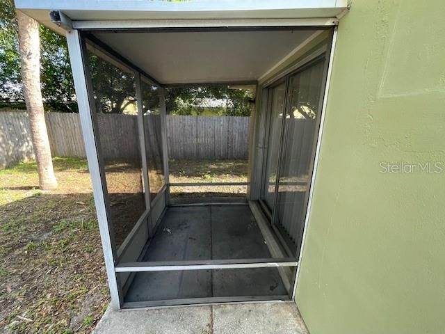 Screened porch