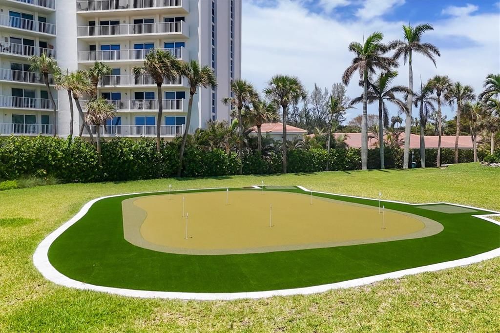 Putting green for Golfers