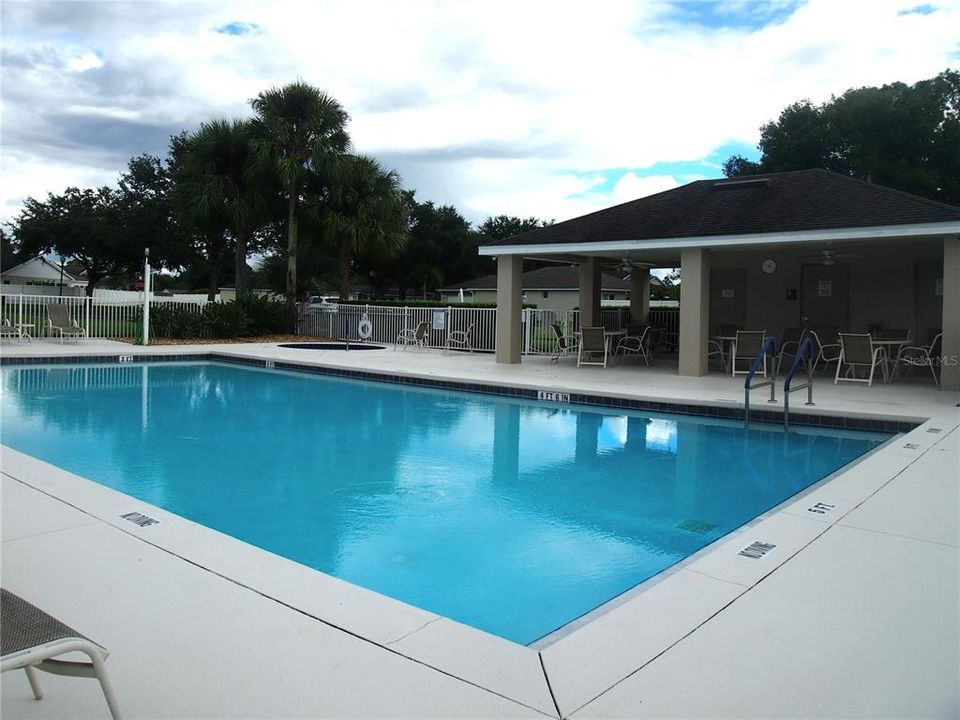 another view of pool & hot tub