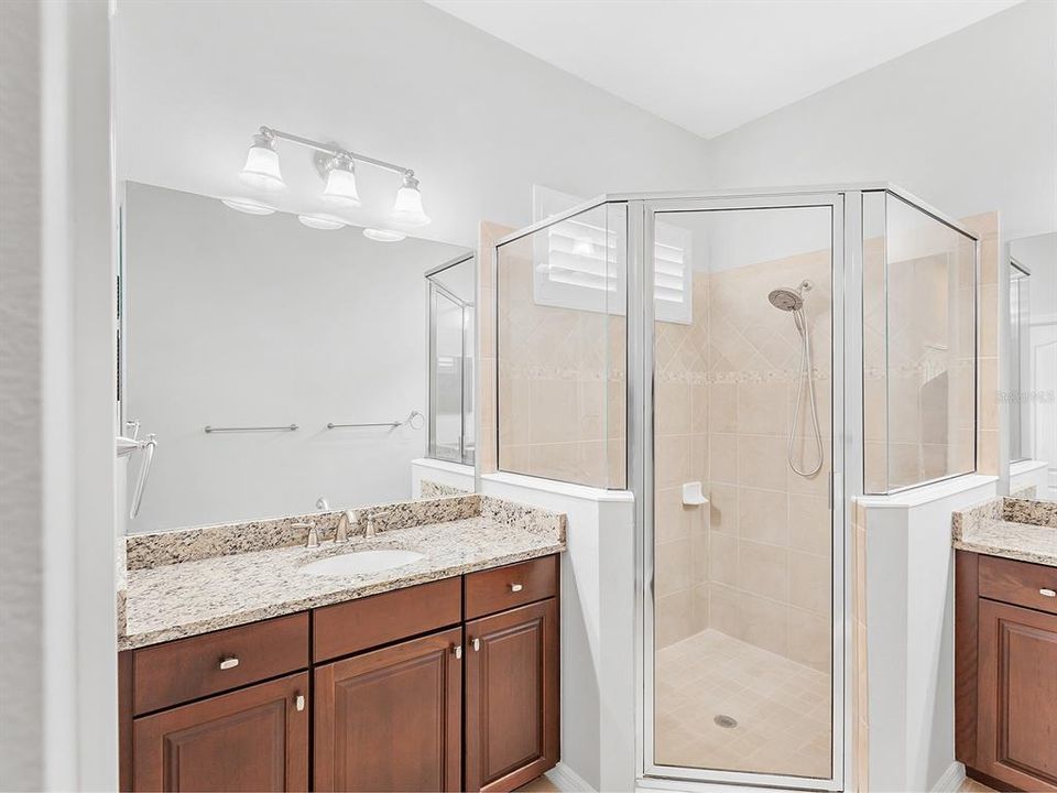 Large walk-in shower