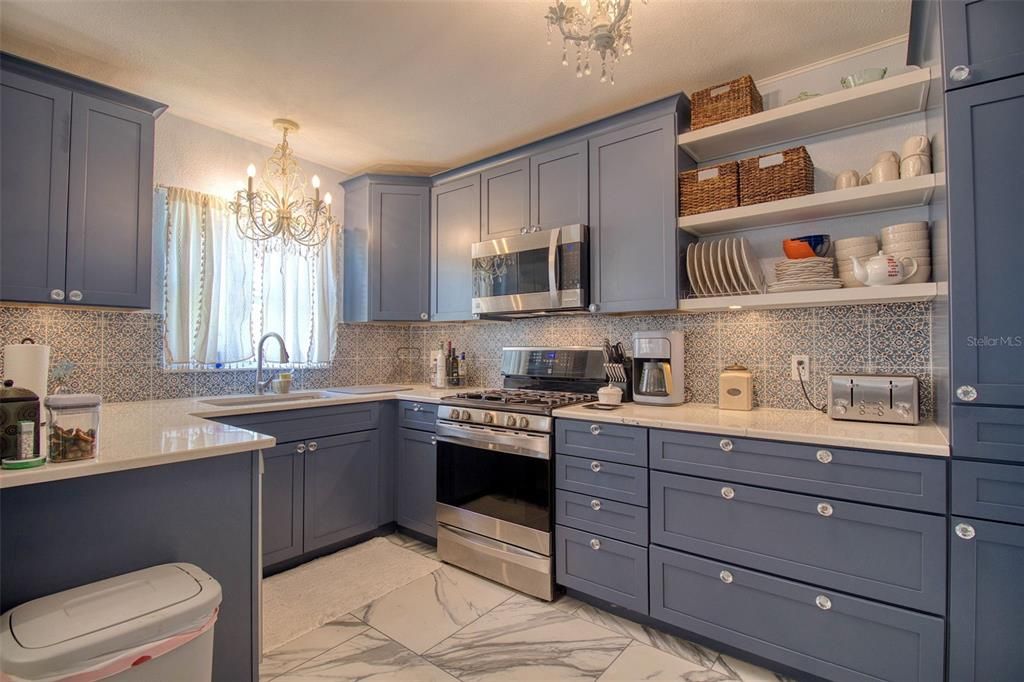 Stunning kitchen with custom cabinetry