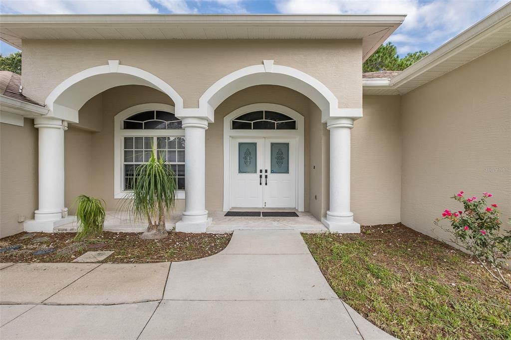 Covered Front Balcony