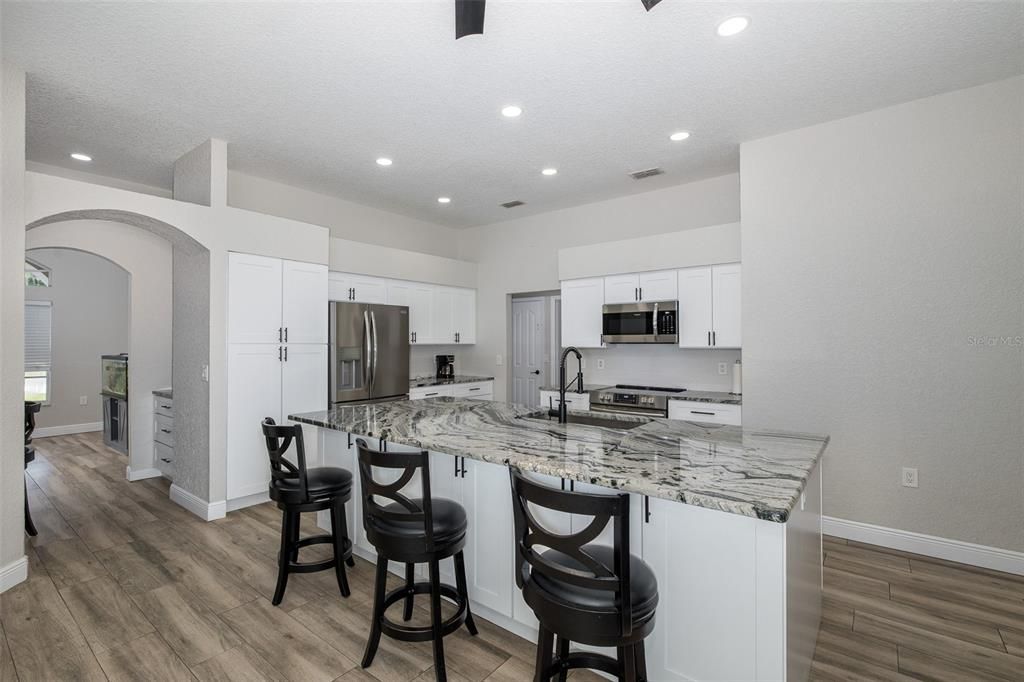 Kitchen Island Sitting Area