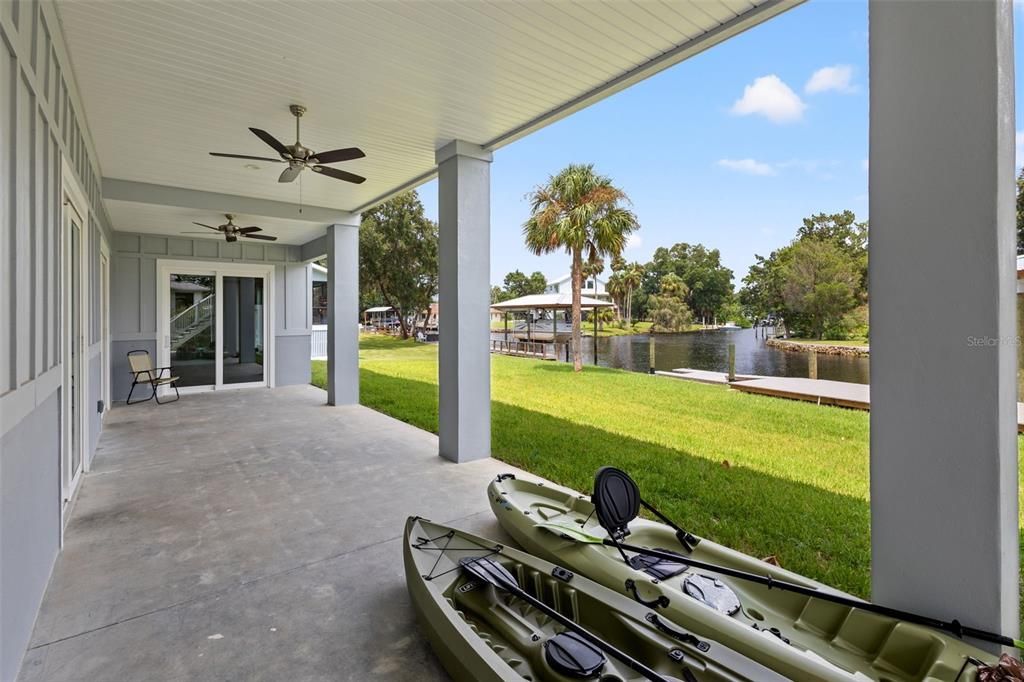 Rear patio (east)