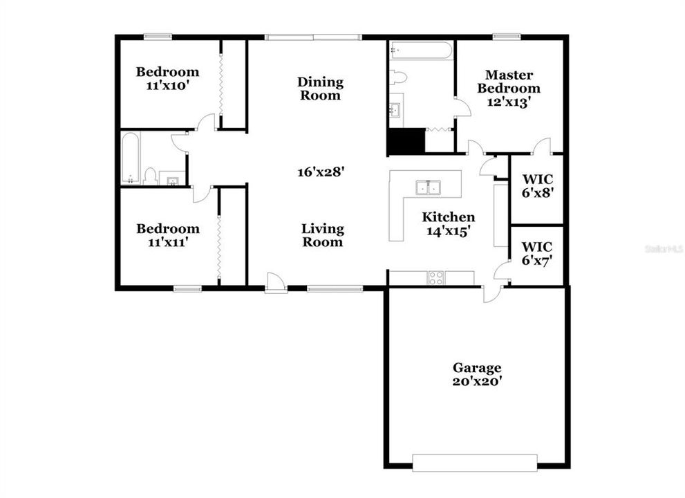 For Rent: $1,760 (3 beds, 2 baths, 1418 Square Feet)